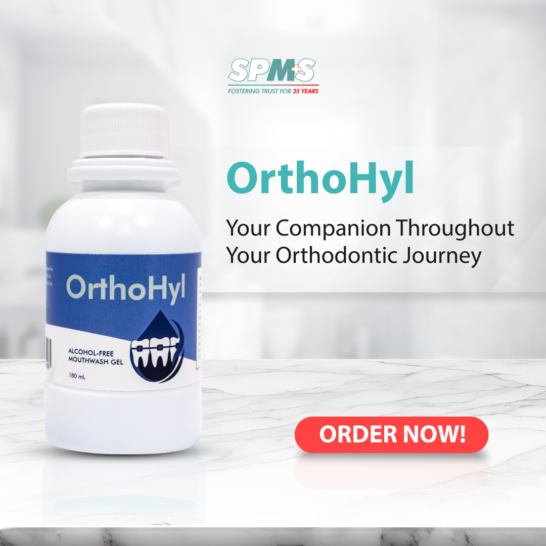 OrthoHyl mouthwash promotional graphic